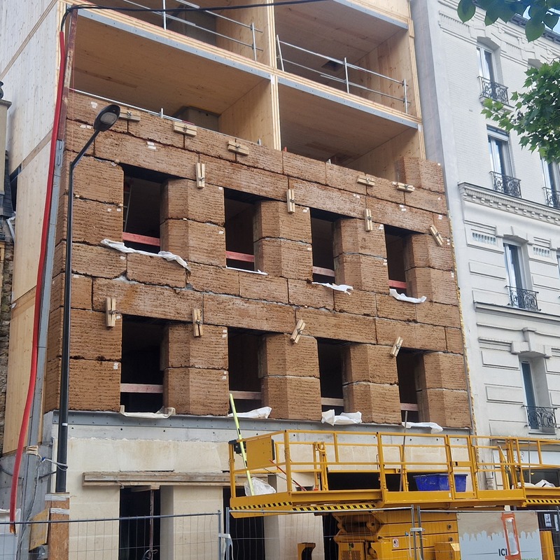 Logements en terre de pisée à Boulogne-Billancourt